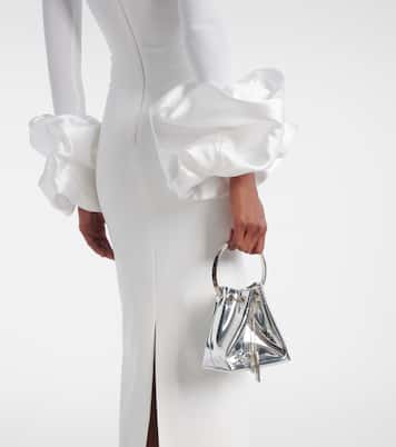 Talia off-shoulder gown  | Solace London