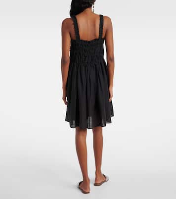 Smocked minidress | Tory Burch