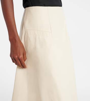 Celeste cotton midi skirt | Entire Studios