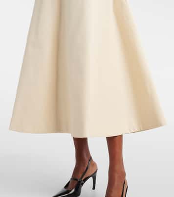 Celeste cotton midi skirt | Entire Studios