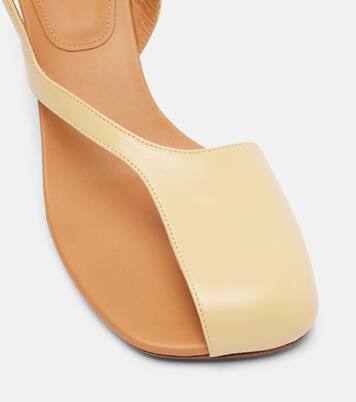 75 leather wedge sandals | Dries Van Noten