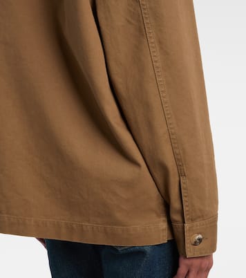 Surchemise Cassandre en coton et lin | Saint Laurent