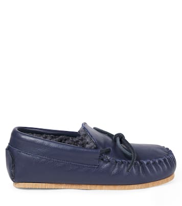 Mocasines de piel con borrego | PèPè