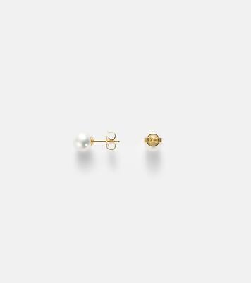 18kt gold earrings with akoya pearls | Mikimoto