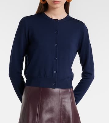 Cropped wool cardigan | Carolina Herrera