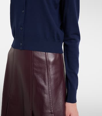 Cropped wool cardigan | Carolina Herrera