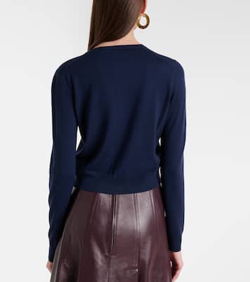 Cropped wool cardigan | Carolina Herrera