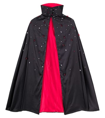 Verziertes Cape Transylvania aus Satin | Tutu Du Monde