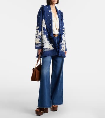 Postcard From Paradise wool cardigan | Alanui