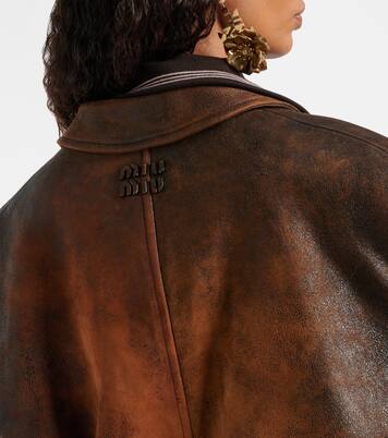 Chaqueta oversized de ante | Miu Miu