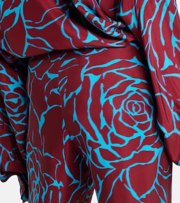 Floral jersey straight pants | Dries Van Noten