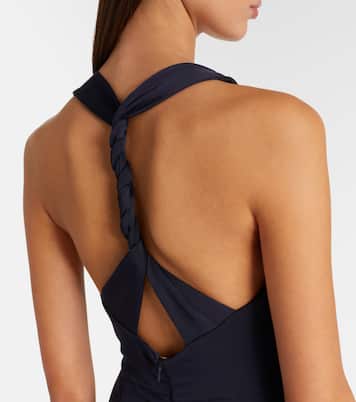 Ayesha embellished halterneck gown | Rebecca Vallance