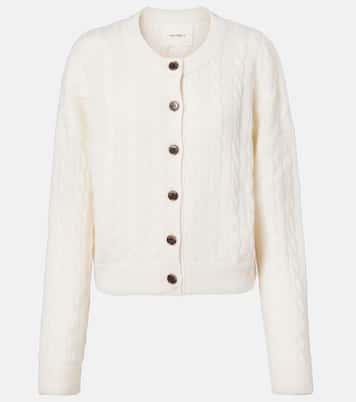 Cassie cable-knit cashmere cardigan | Lisa Yang