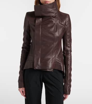 Giacca asimmetrica Naska in pelle | Rick Owens