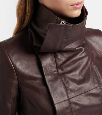 Giacca asimmetrica Naska in pelle | Rick Owens