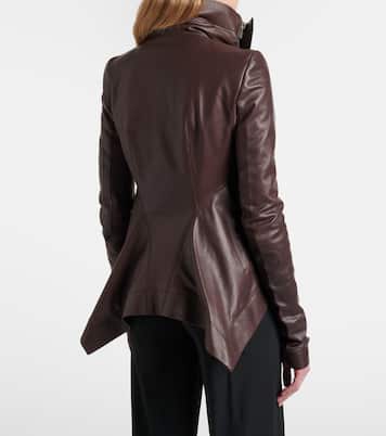 Giacca asimmetrica Naska in pelle | Rick Owens