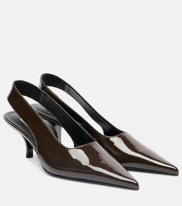 Patent leather slingback pumps | Toteme