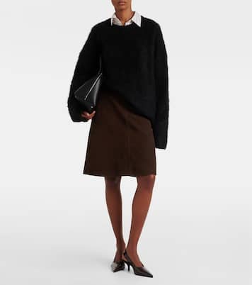 Patent leather slingback pumps | Toteme