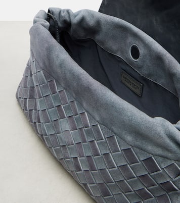 Dustbag Intrecciato suede clutch | Bottega Veneta