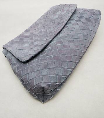 Dustbag Intrecciato suede clutch | Bottega Veneta
