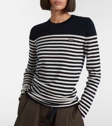 Striped virgin wool sweater | Prada