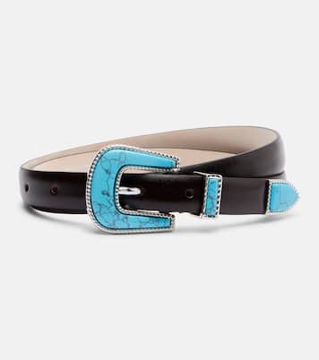 Travertine leather belt | Déhanche