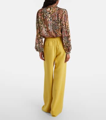 Silk wide-leg pants | Valentino