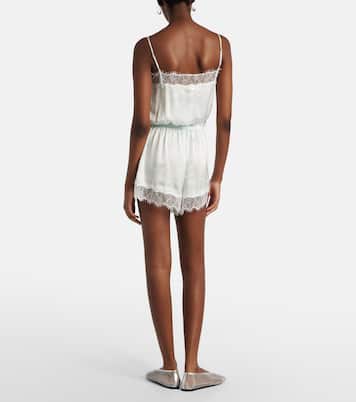 Silvia lace-trimmed romper | Poupette St Barth