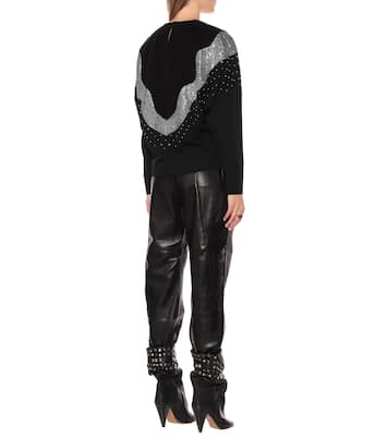 Valia embellished wool top | Isabel Marant