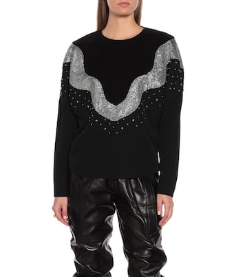 Valia embellished wool top | Isabel Marant