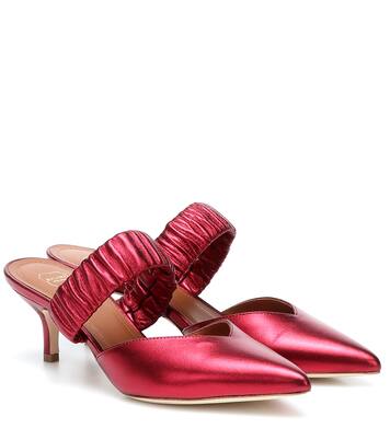 Matilda 45 metallic leather mules | Malone Souliers