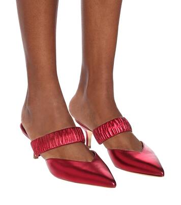 Matilda 45 metallic leather mules | Malone Souliers