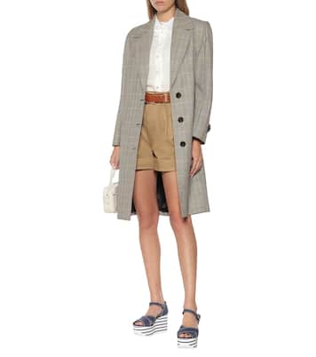 Sandali in gabardine con platform | Miu Miu