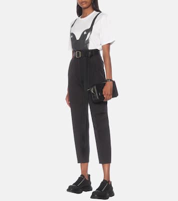 Baskets Tread Sleek à plateforme en toile | McQueen