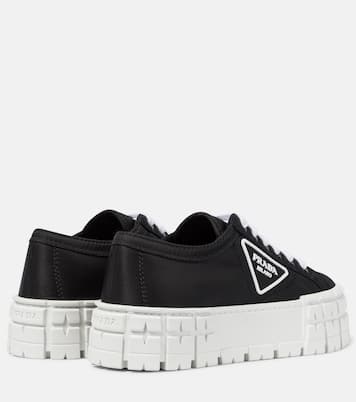 Sneakers Wheel in gabardine con platform | Prada