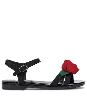 Verzierte Sandalen | Dolce&Gabbana Kids