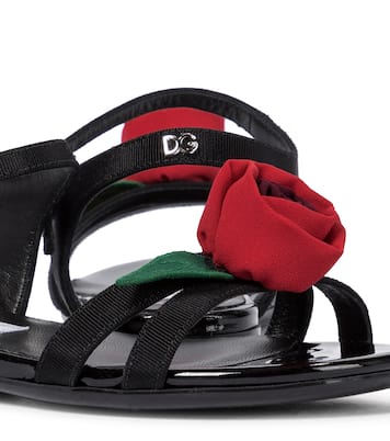 Verzierte Sandalen | Dolce&Gabbana Kids