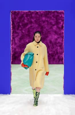 Sequined platform ankle boots | Prada