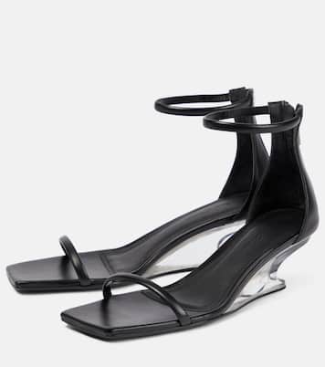Leather wedge sandals | Rick Owens
