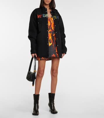 Bedrucktes Minikleid | Vetements