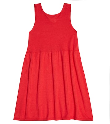 Portea linen and cotton dress | Caramel