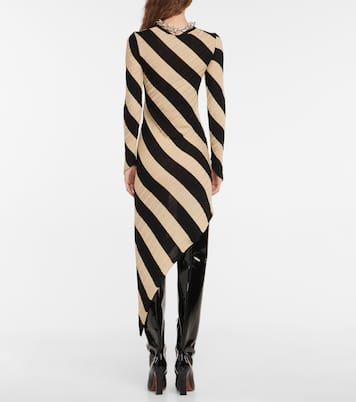 Adon silk ribbed-knit midi dress | Petar Petrov