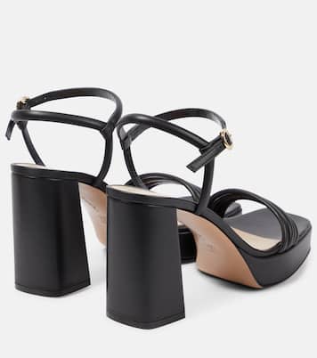 Lena 95 leather mules | Gianvito Rossi