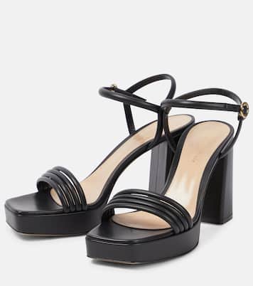 Lena 95 leather mules | Gianvito Rossi