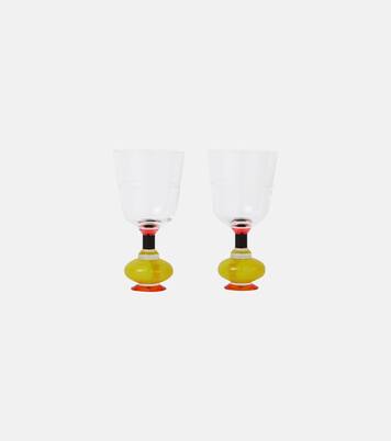 Richmond set of 2 short crystal glasses | Reflections Copenhagen