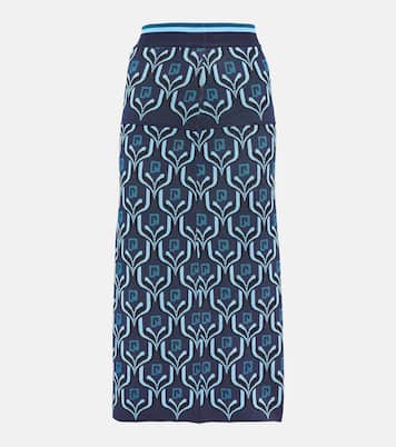 Falda larga en jacquard | Rabanne