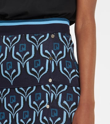 Falda larga en jacquard | Rabanne