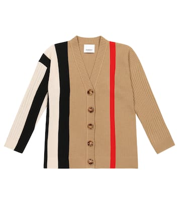 Icon Stripe wool cardigan | Burberry Kids