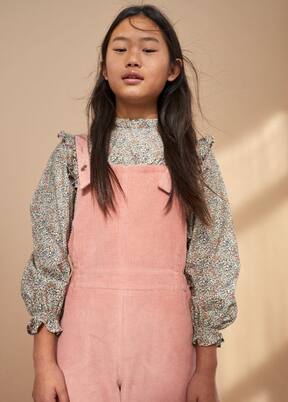 Latzhose Zoe aus Baumwoll-Cord | The New Society