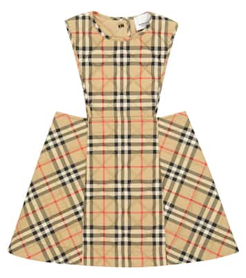 Vintage Check quilted pinafore dress | Burberry Kids